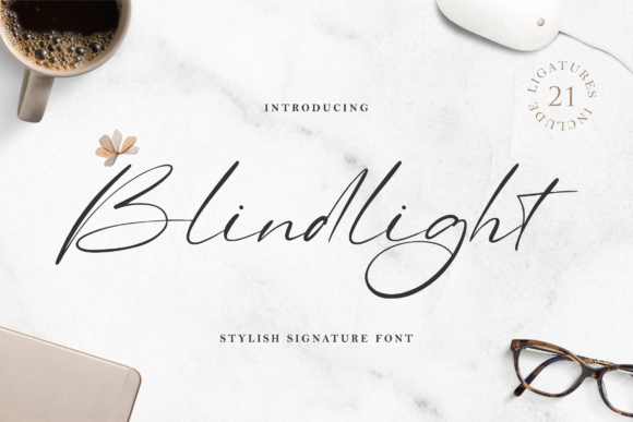 Blindlight: Elegant Script Font for High-Impact Campaigns