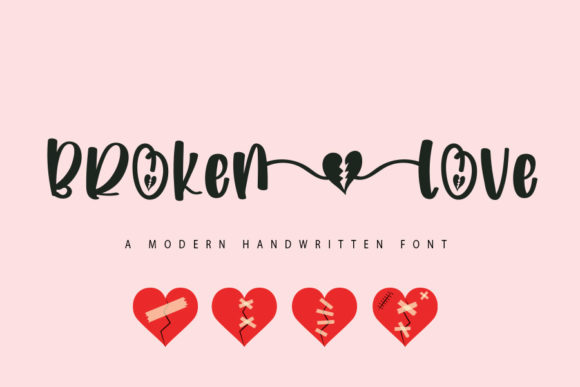 Brokenlove Script Font for Handmade Creatives