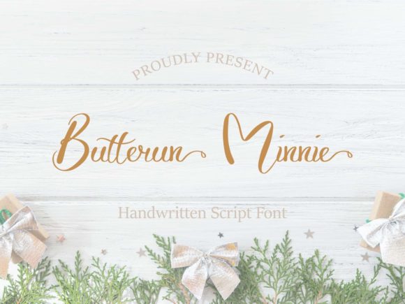 Butterun Minnie Script Font for Playful Brand Identity