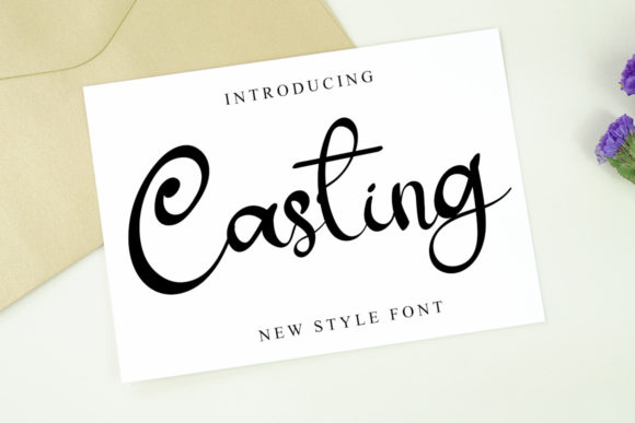 Casting: A Stylish Script Font