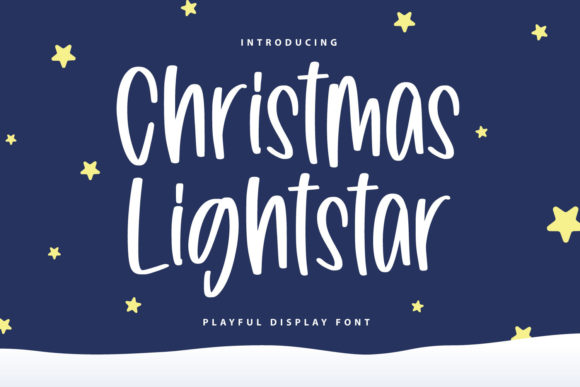Christmas Lightstar: A Chic Script Handwritten Font for Modern Branding