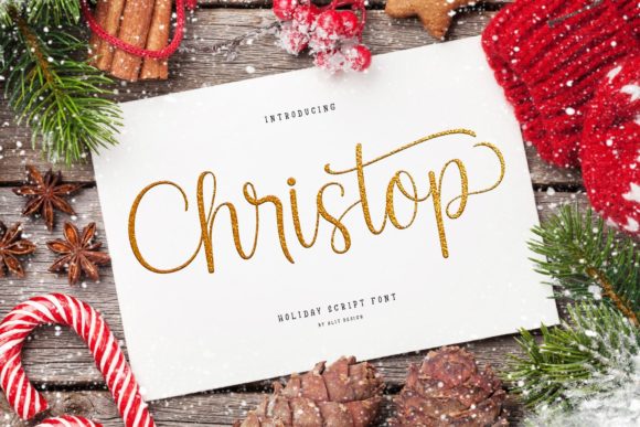 Christop Script Font for Elegant Handmade Design