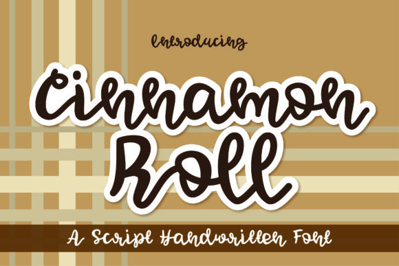 Cinnamon Roll Script Font for Elegant Editorial Design