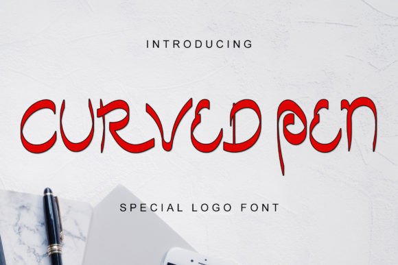 Curved Pen Font for Elegant Web Design