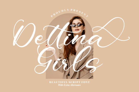 Dettina Girls Script Font for Elegant Handmade Brands
