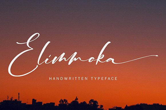Elimmoka: A Thin Lettered Script Font for Elegant Handmade Designs
