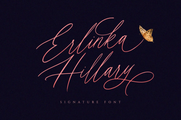 Erlinka Hillary: A Script Handwritten Font for Thoughtful Editorial Design