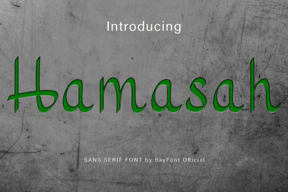 Hamasah Script Font for Creative Campaigns