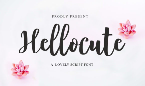 Hellocute Font for Creative Brands