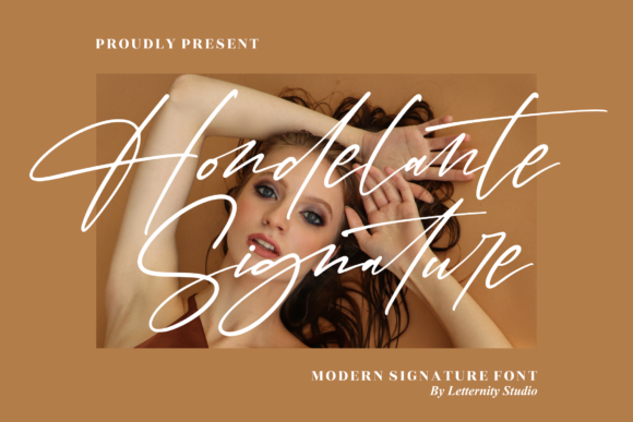 Hondelante Signature Font: Thin, Graceful Script for Elegant Branding