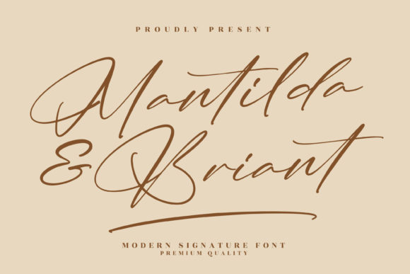 Mantilda Briant Script Font for Warm, Memorable Branding