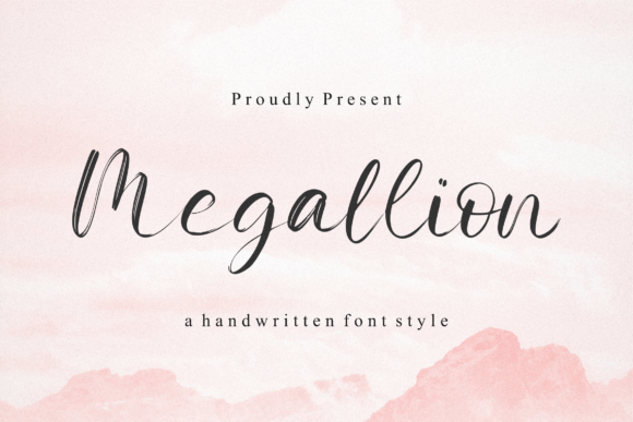 Megallion Script Handwritten Font for Romantic Branding
