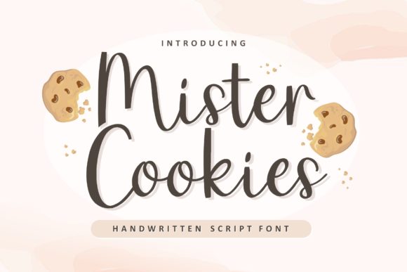 Mister Cookies Font for Elegant Handmade Design