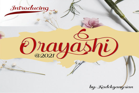 Orayashi Script Font for Elegant Branding & Social Campaigns