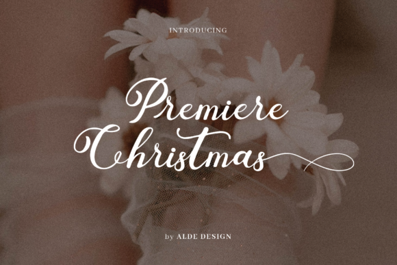 Premiere Christmas Font for Luxury Holiday Designs