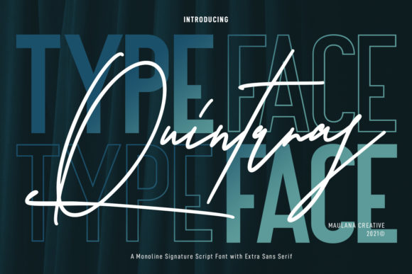 Quintaras Signature Font for Branding