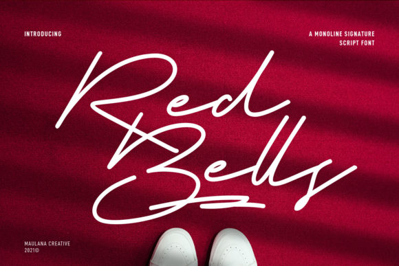 Red Bells: A Thin Script Font for Elegant Digital Branding