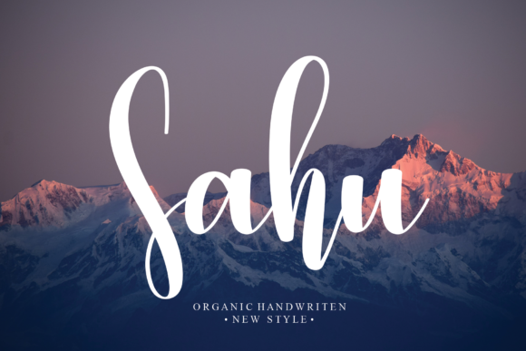 Sahu Script Font for Elegant Branding & Social Media