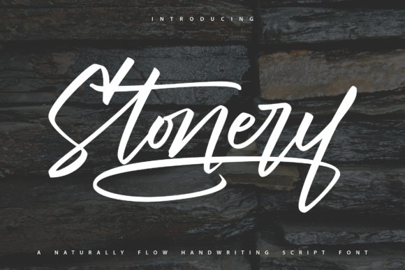 Stonery Script Handwritten Font for Digital Branding