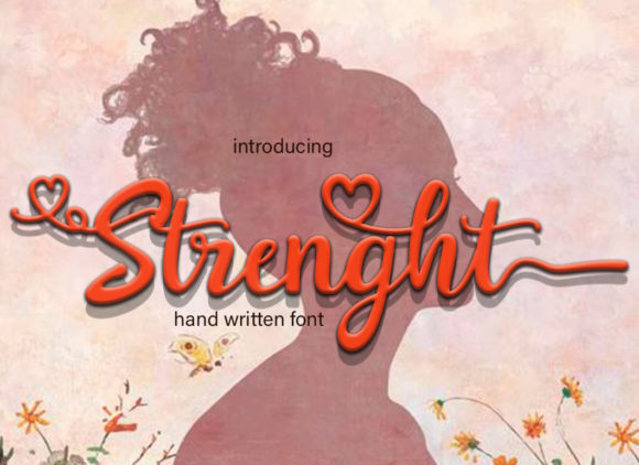 Strenght: Elegant Script Font for Scroll-Stopping Brand Content