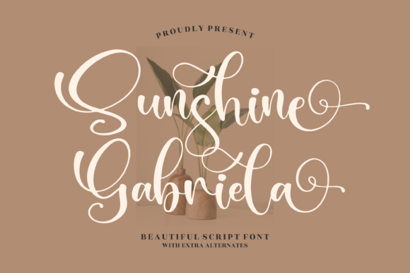 Sunshine Gabriela: A Script Handwritten Font for Warm Editorial Identity