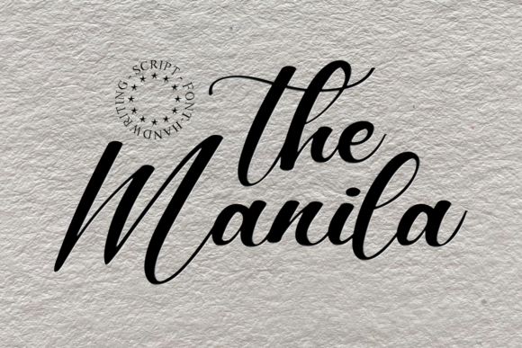 The Manila: A Modern Script Handwritten Font for Digital Magic