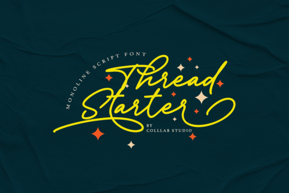Thread Starter: A Script Handwritten Font That Elevates Real Business Branding