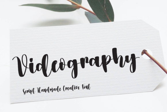 Videography: A Standout Script Handwritten Font for Creative Projects