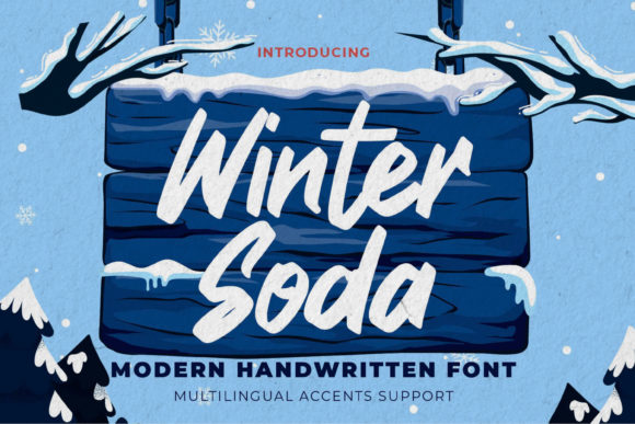 Winter Soda Font for Elegant Branding and Social Media