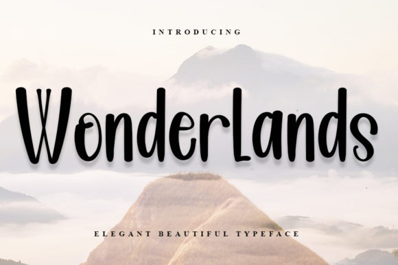Wonderlands: A Magical Script Font for Campaign Creativity