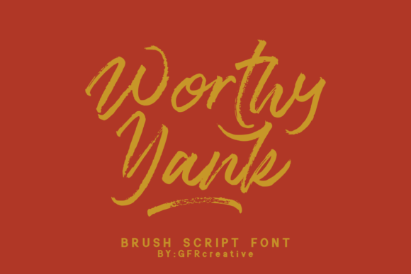 Worthy Yank: A Sophisticated Script Handwritten Font for High-Impact Branding