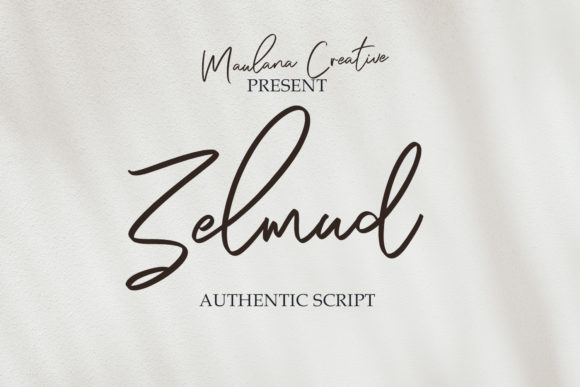 Zelmud Font for Elegant Design